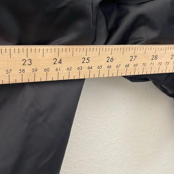 Abercrombie & Fitch Black Bomber Jacket Black Oversized Fit - Picture 4 of 7